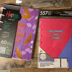 Happy Planner Mini Notebook and Dashboard 6 month Extension Pack